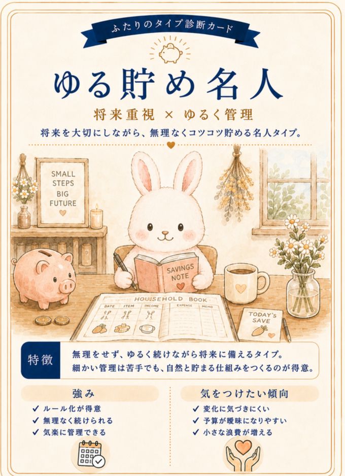 ゆる貯め名人タイプ